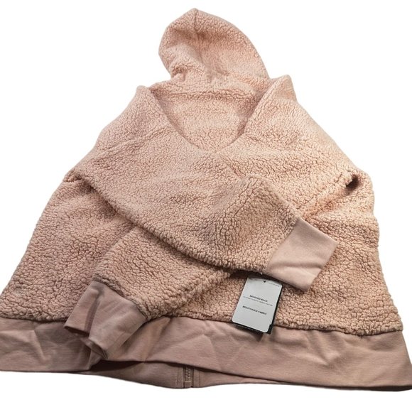 Champion C9 Women's Size Large Jacket Hooded Sherpa Full Zip Closure Pink New - Picture 2 of 16